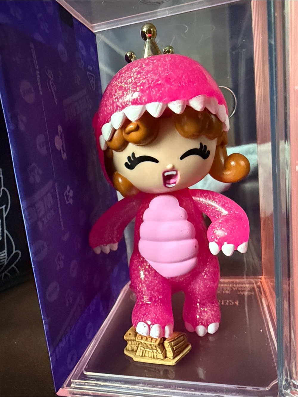 Keeenie collectable doll Glitter Dragon Costume Fish Toy Figurine -